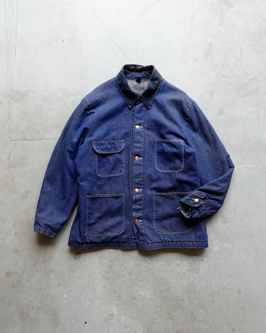 60s-70s Wrangler Denim Coverall Jacket / Made in USA