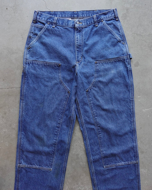 Carhartt Denim Double Knee Painter Pants 'Indigo' / Made in Mexico