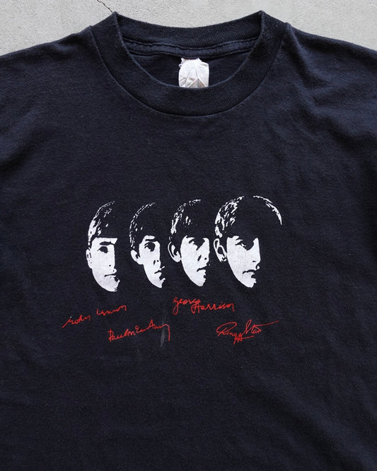 90s The Beatles Portrait Tee 'Black'