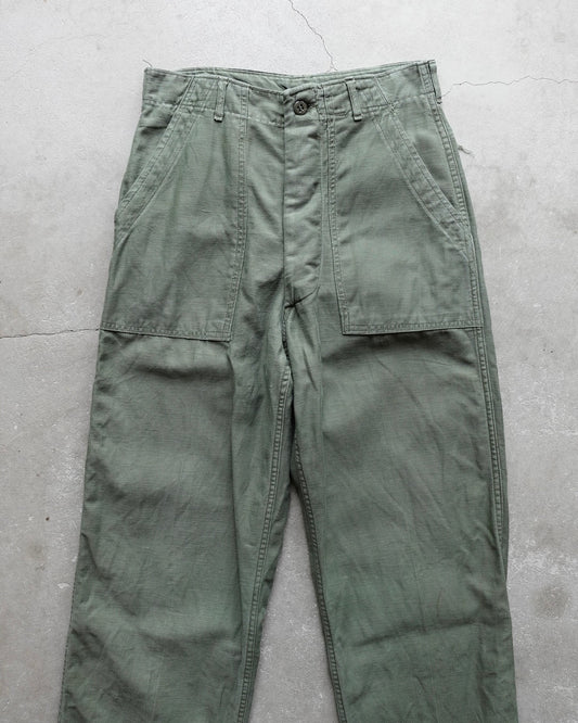 60s U.S.ARMY Baker Pants / Trousers Men's Cotton OG-107