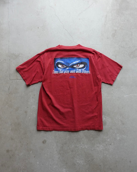 90s No Fear T-Shirt Red / Made in USA