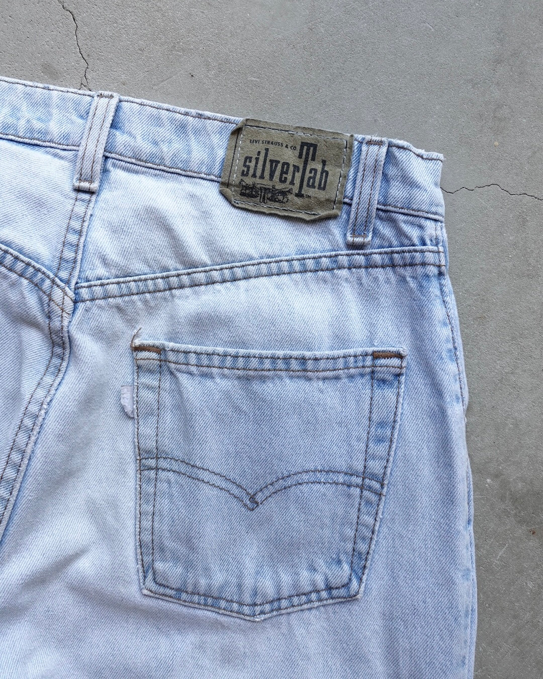 90s Levi's SilverTab Baggy Denim W30 L32 / Made in USA