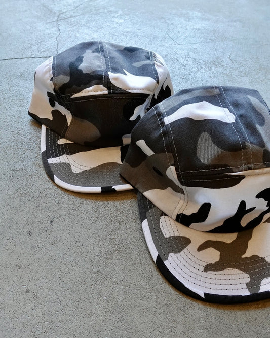 Deadstock 5 Panel Jet Cap "Layered Camo" Made in USA #2
