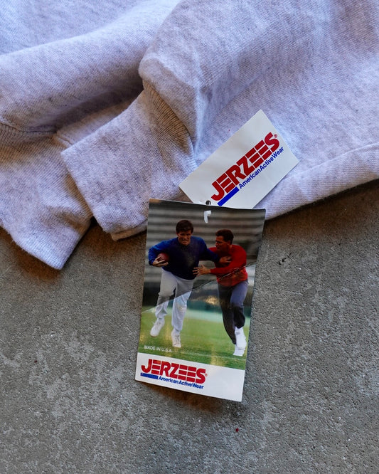 90s JERZEES Crewneck Sweat - Silver Gray