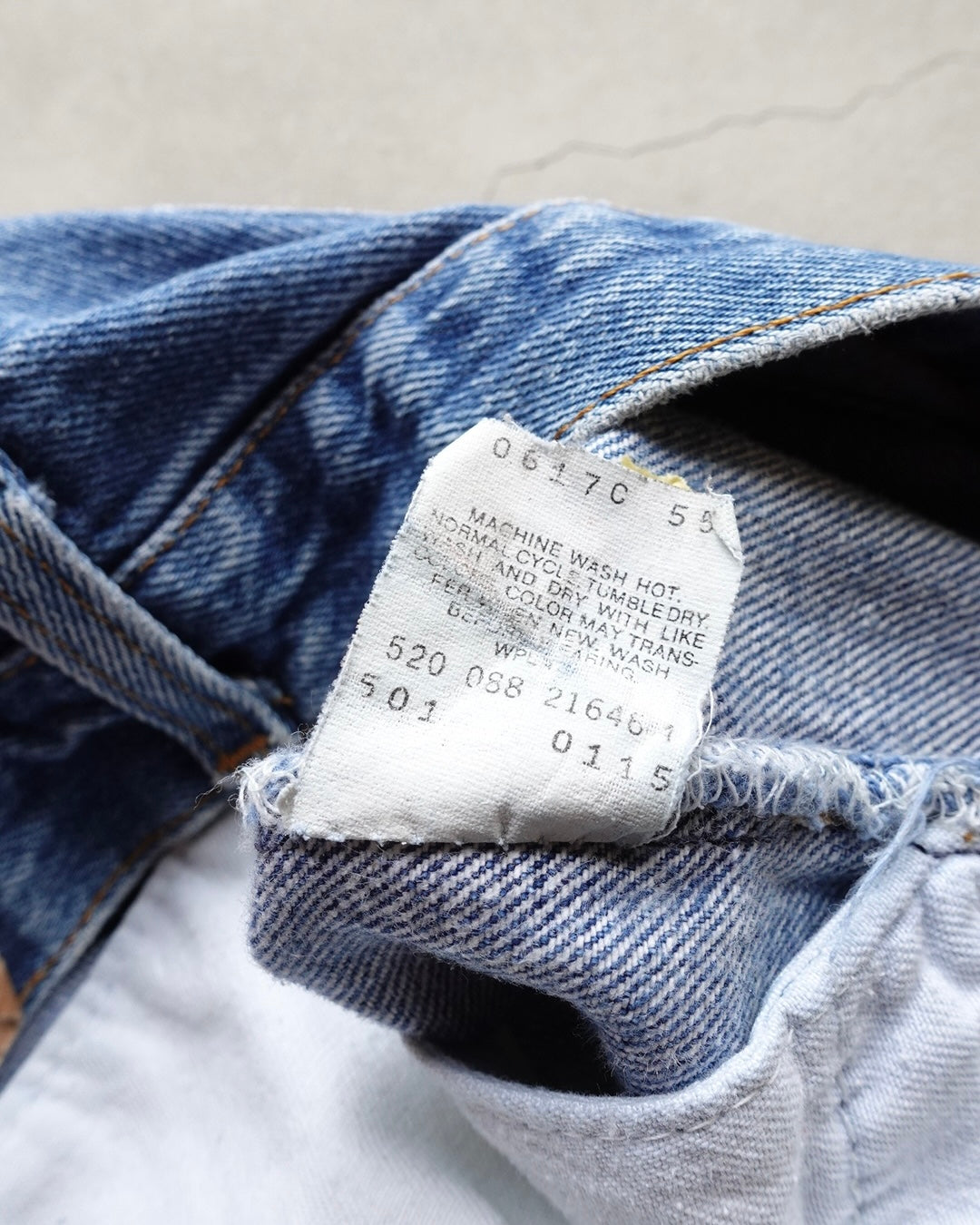 80s Levi's 501 Denim Jeans
