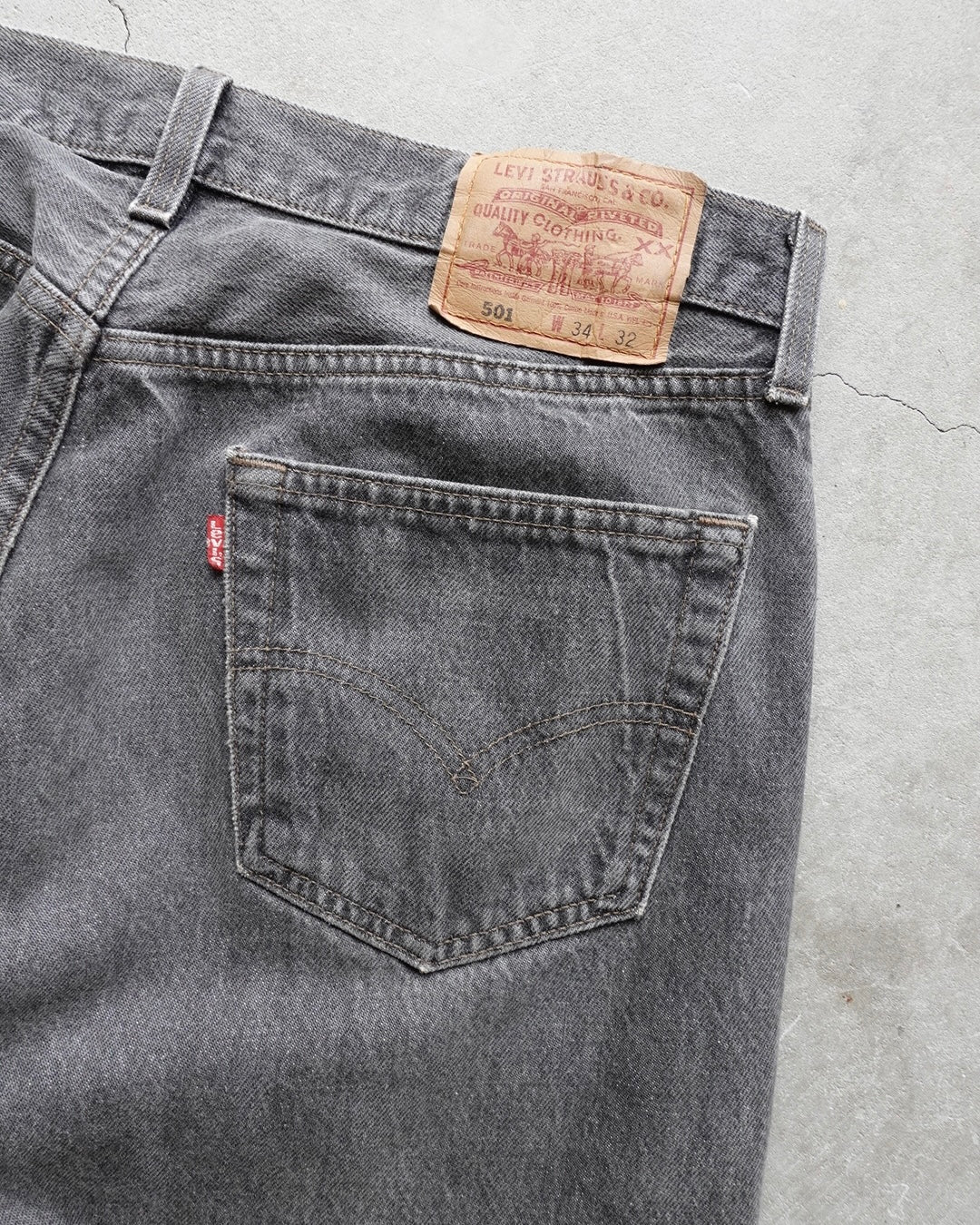 90s Levi's 501 Black Denim Jeans