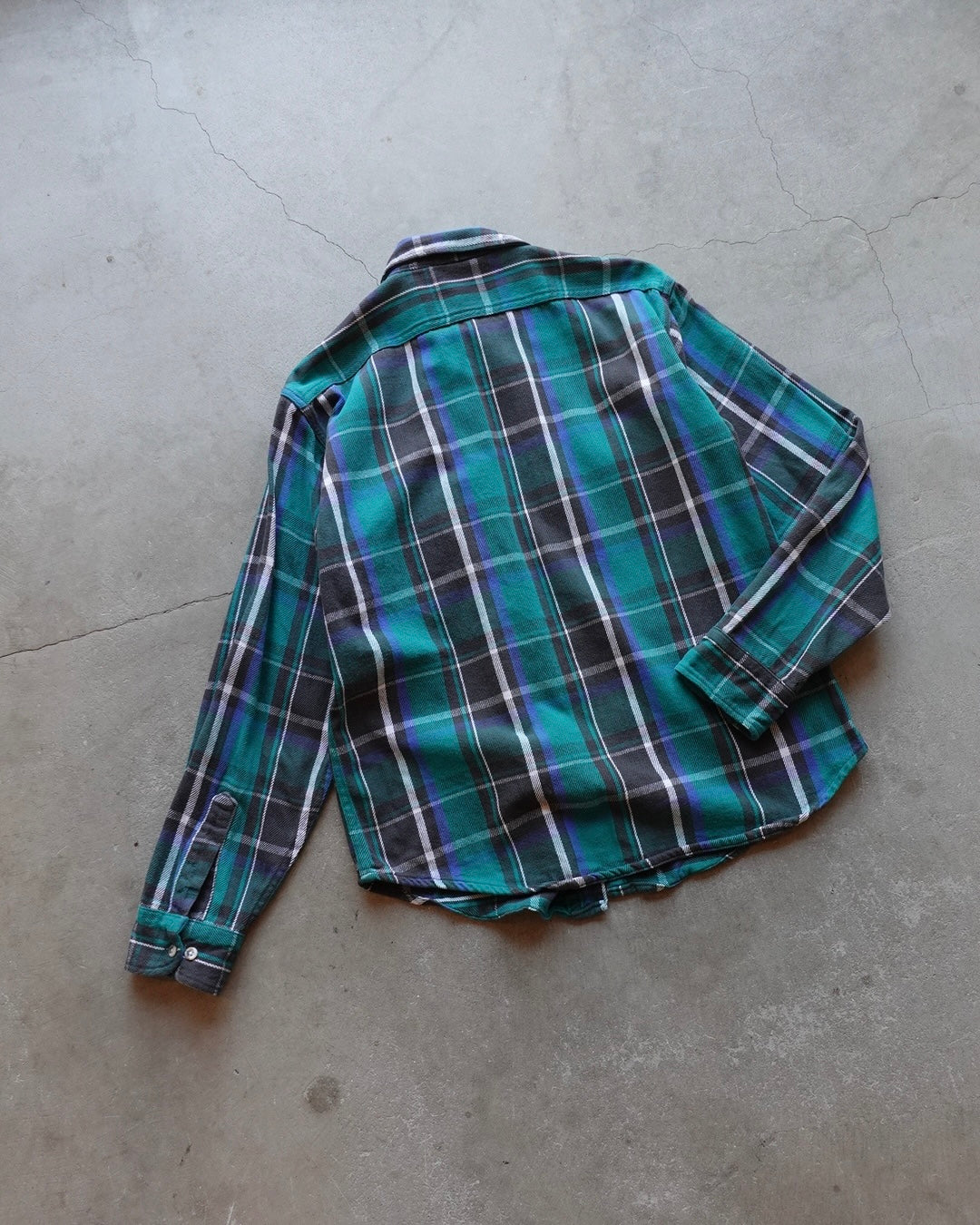 90s FIVE BROTHER Heavy Flannel Shirt