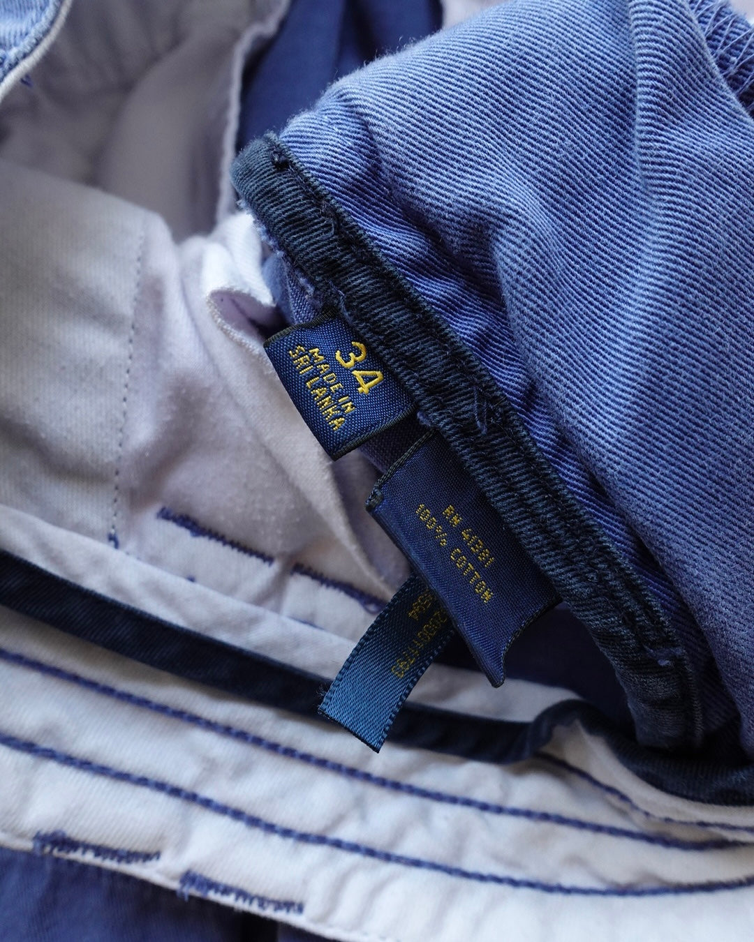 POLO RALPH LAUREN Cargo Shorts Purple Blue