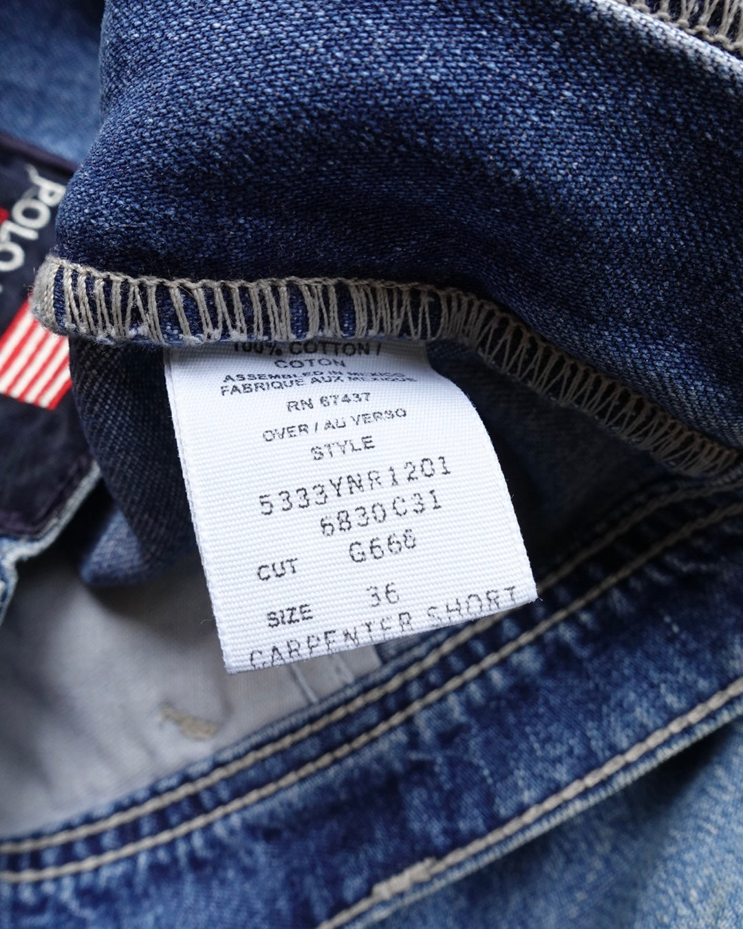 90s-00s POLO JEANS CO. RALPH LAUREN Painter Denim Shorts