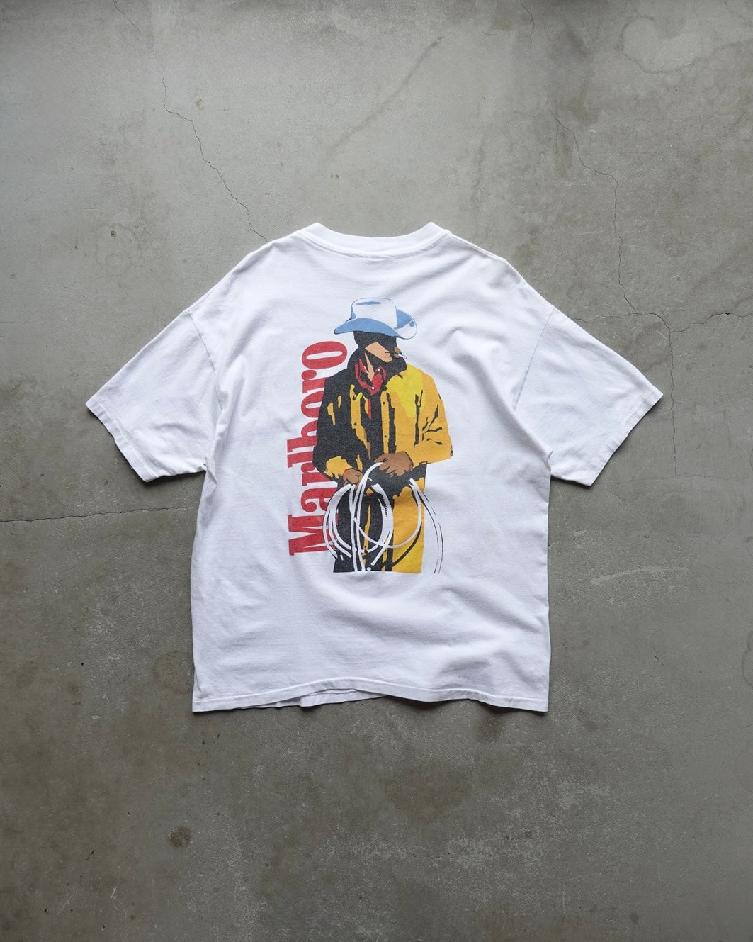 90s Marlboro Cowboy T-Shirt / Made in USA | Hanes Beefy-T – dada