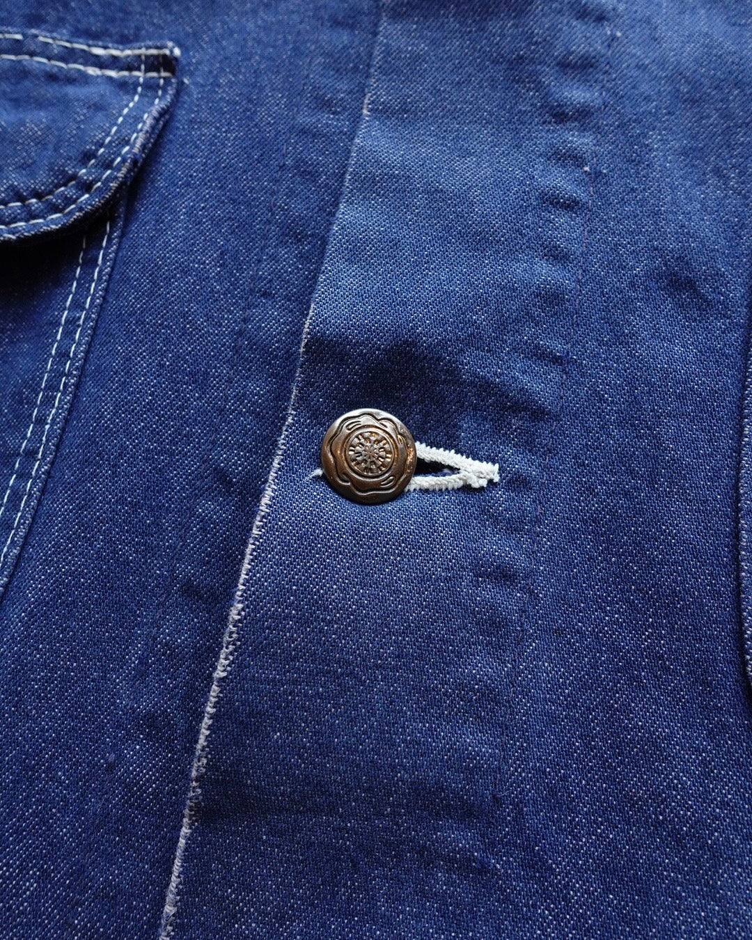 60s-70s Wrangler Denim Coverall Chore Coat
