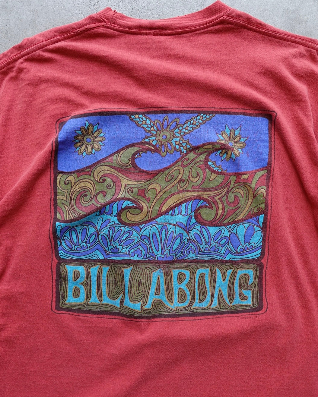 90s Billabong Wave T-Shirt / Made in USA