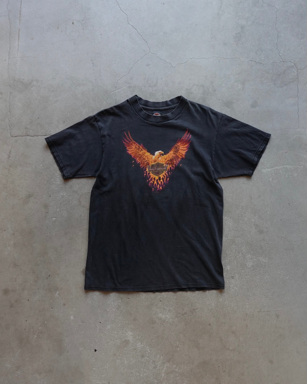 90s Harley-Davidson Downtown Seattle Eagle T-Shirt / Made in USA