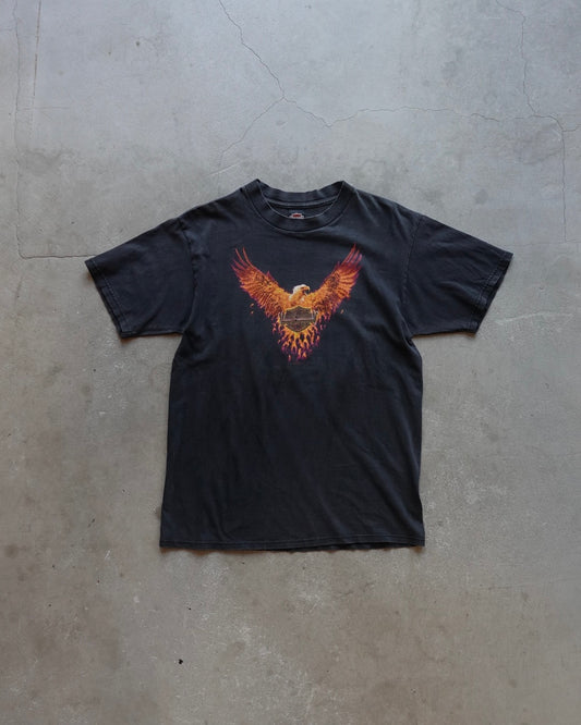 90s Harley-Davidson Downtown Seattle Eagle T-Shirt / Made in USA