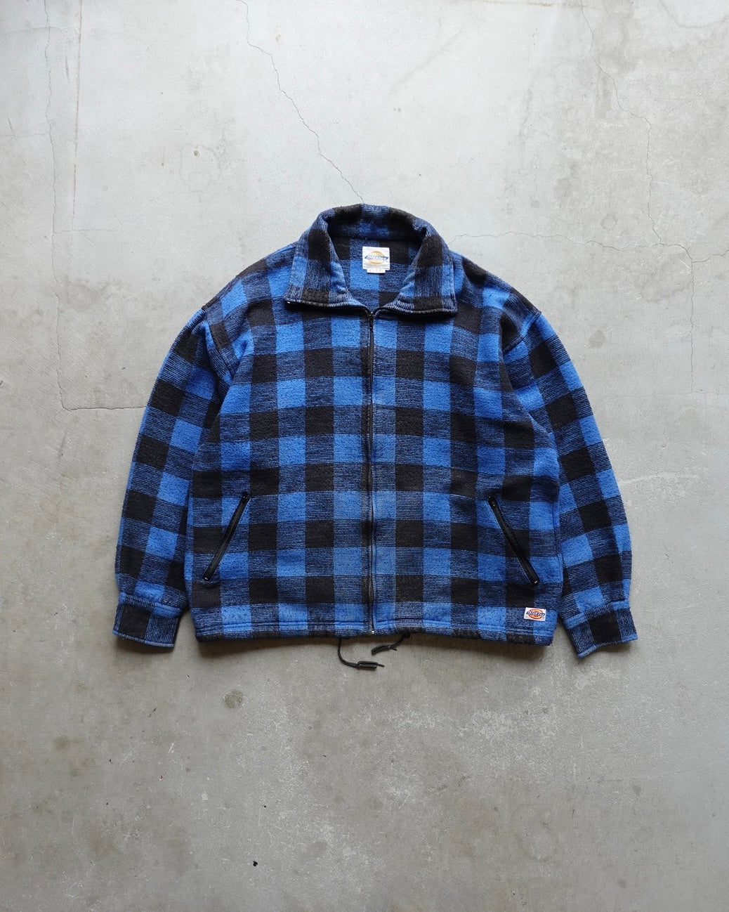 80-90s Dickies Buffalo Check Fleece Jacket