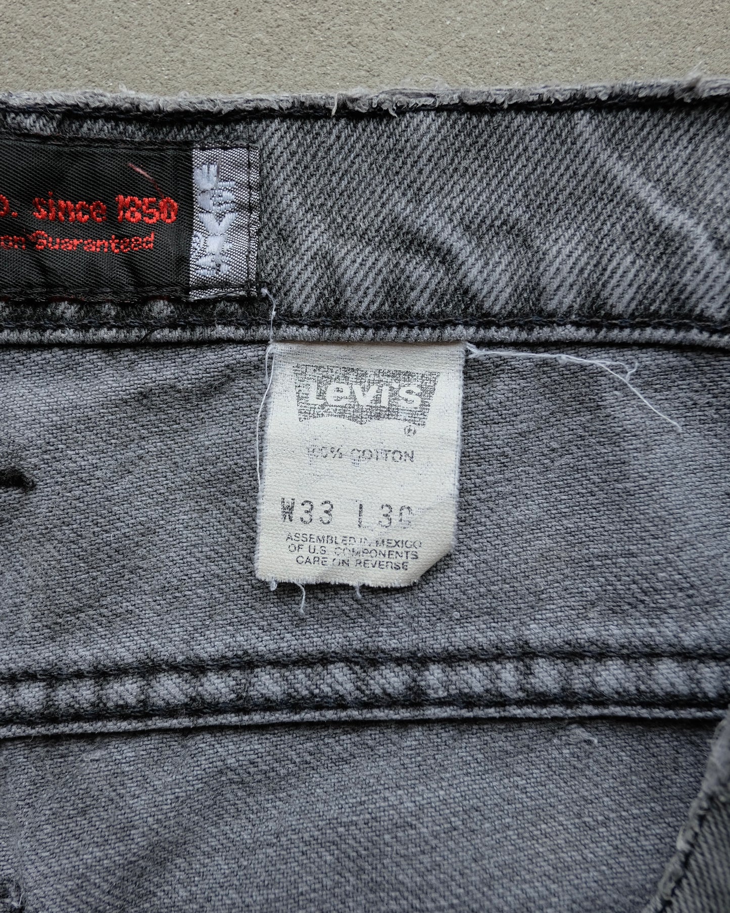 90s Levi's Silver Tab Loose Gray Denim