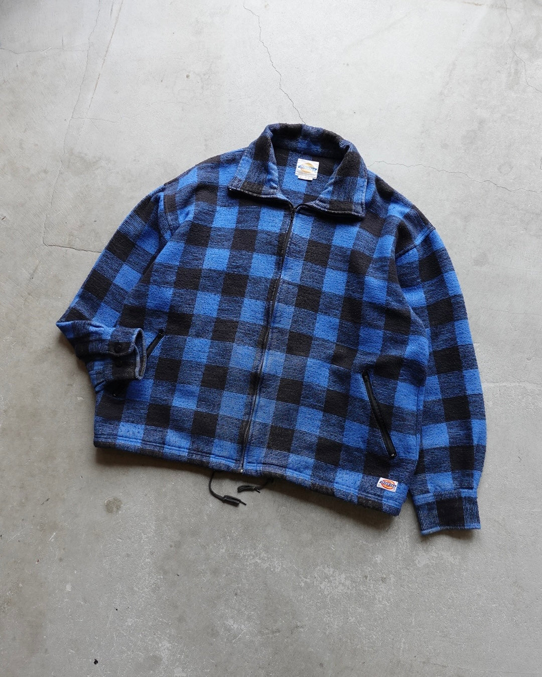 80-90s Dickies Buffalo Check Fleece Jacket