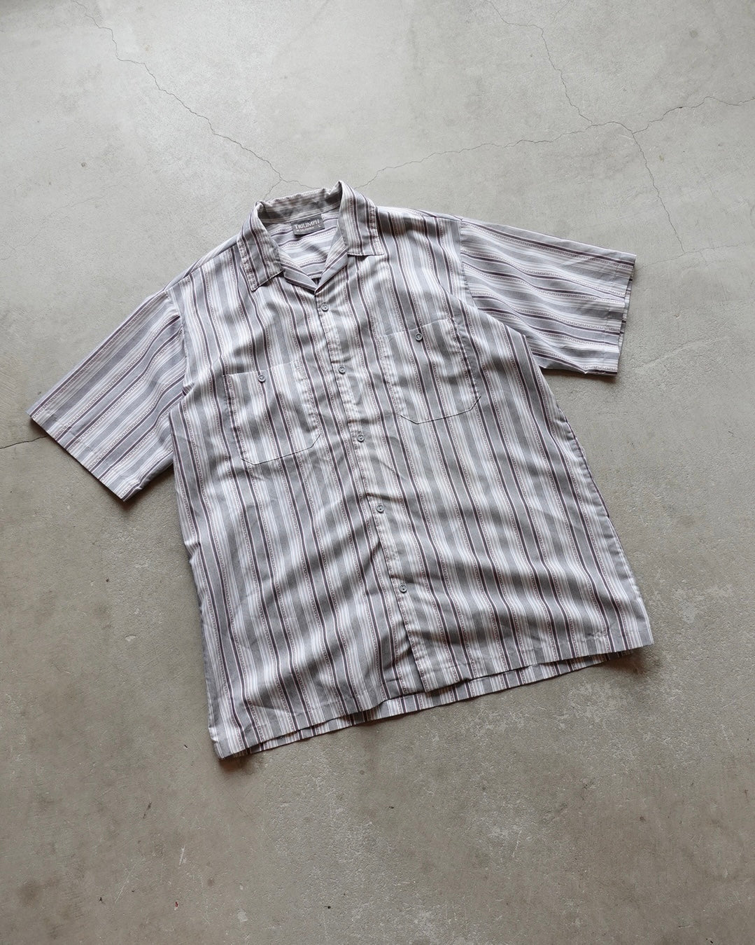 90s Triumph of California Open Collar S/S Shirt