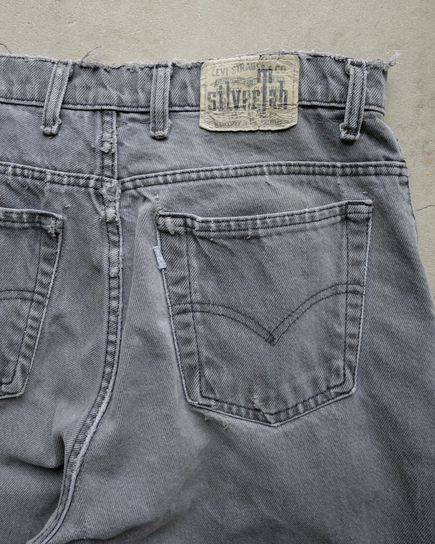 90s Levi's Silver Tab Loose Gray Denim