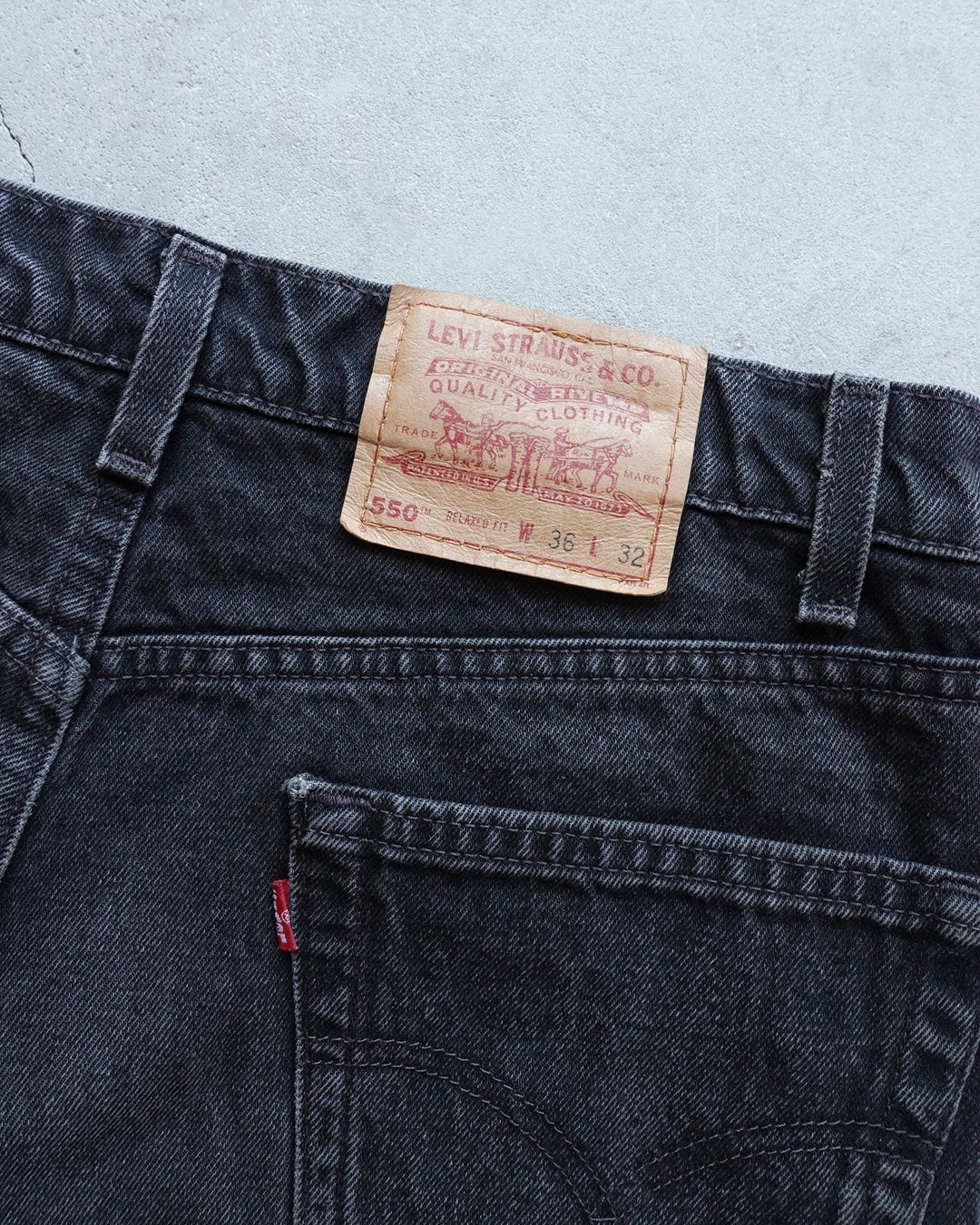 90s Levi's 550 Denim Pants / Made in USA