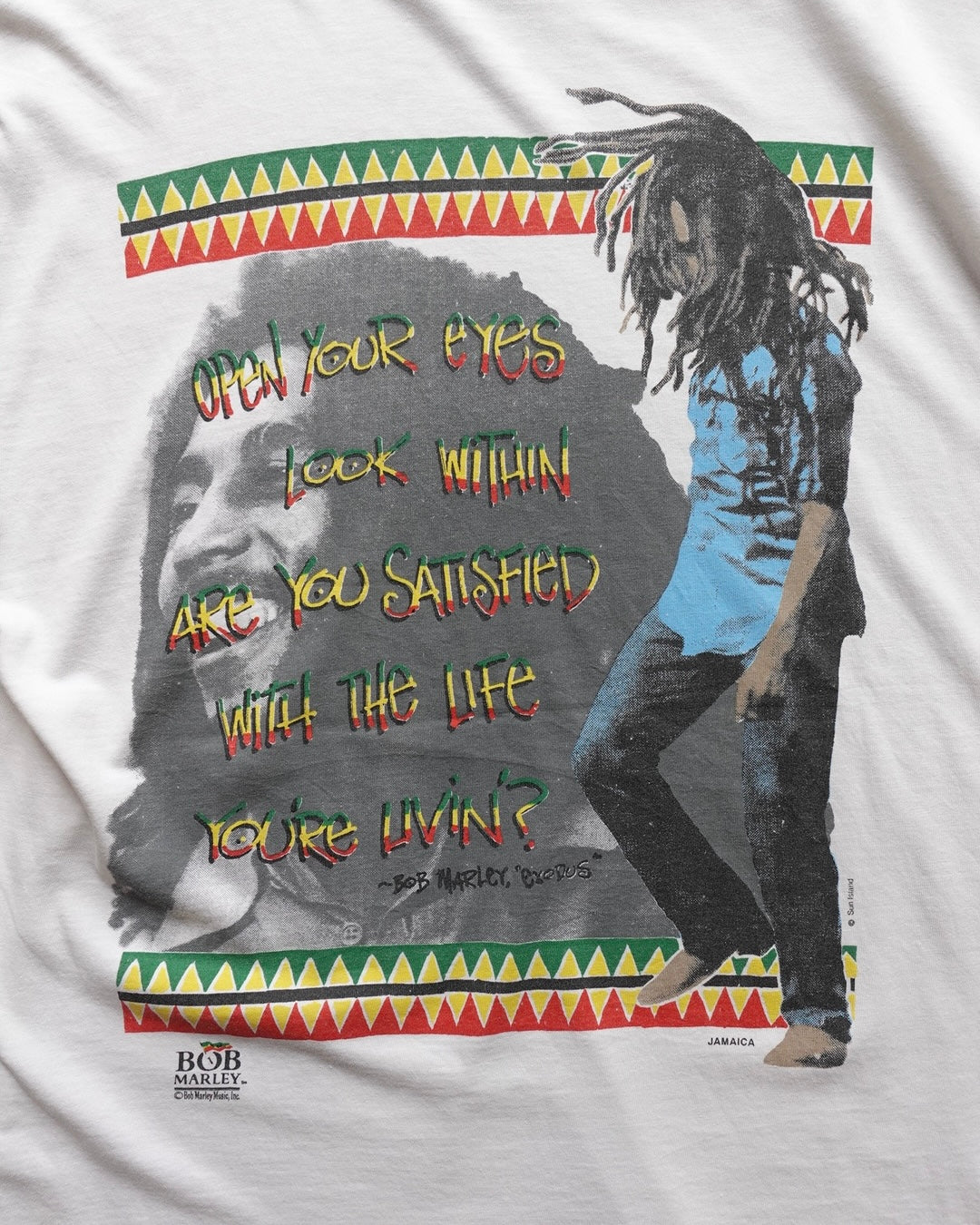 90s Bob Marley "Exodus" Quote T-Shirt