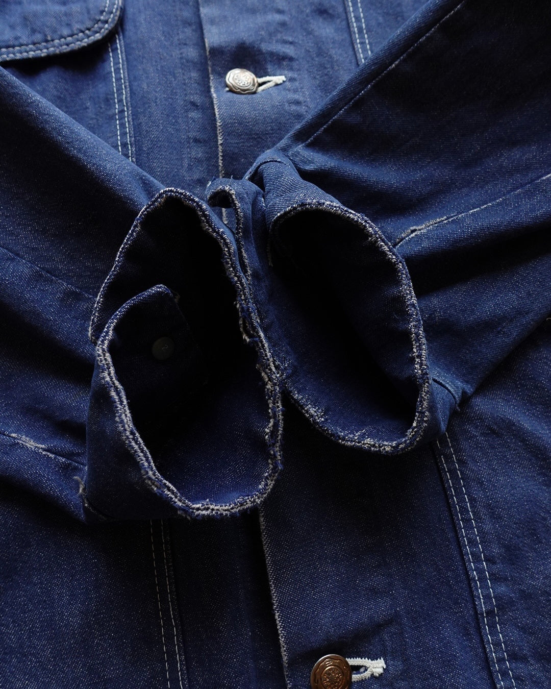 60s-70s Wrangler Denim Coverall Chore Coat
