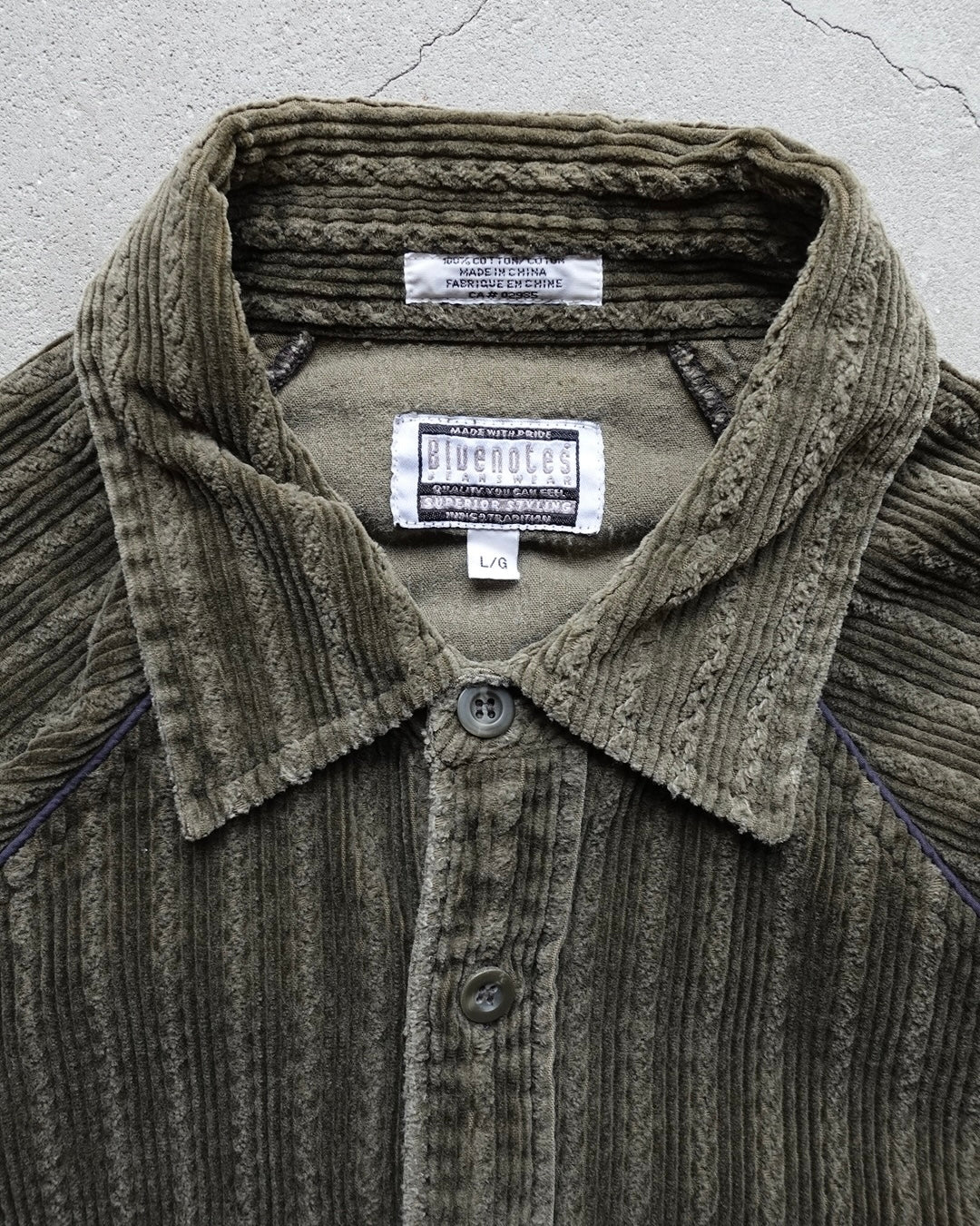 90-00s Bluenotes Corduroy Shirt