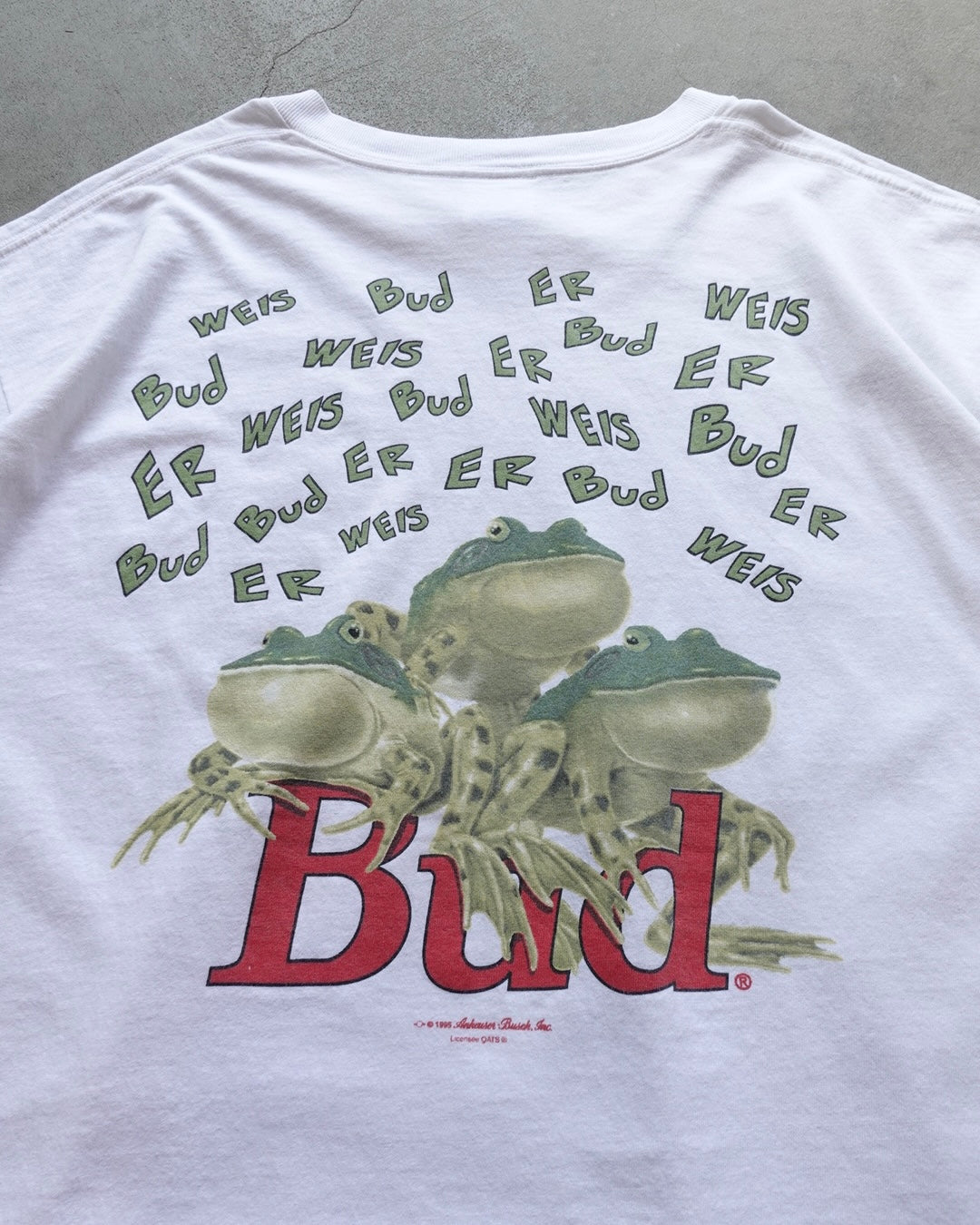 90s Budweiser Frog T-Shirt / Made in USA