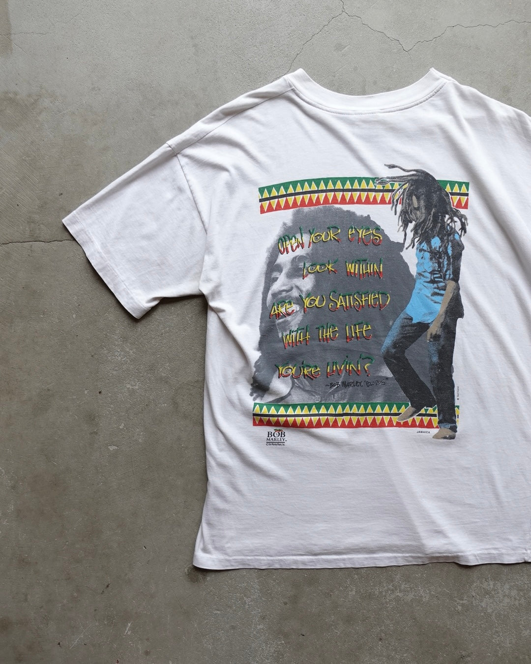 90s Bob Marley "Exodus" Quote T-Shirt