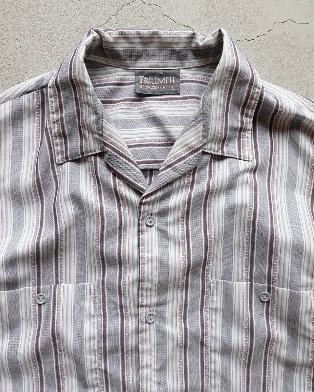 90s Triumph of California Open Collar S/S Shirt