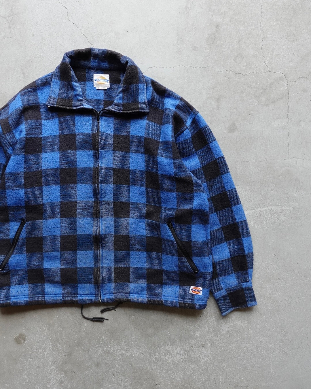 80-90s Dickies Buffalo Check Fleece Jacket