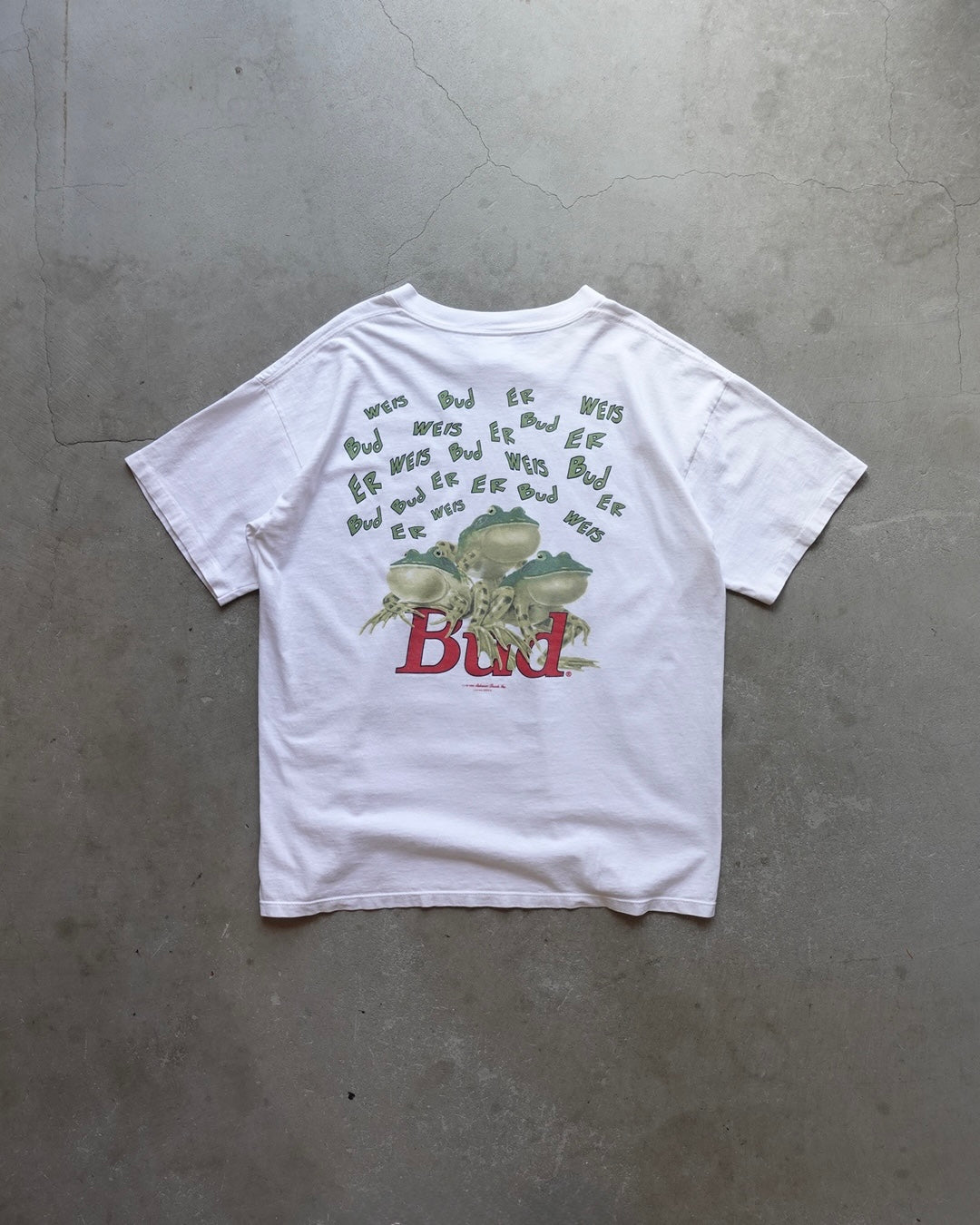 90s Budweiser Frog T-Shirt / Made in USA