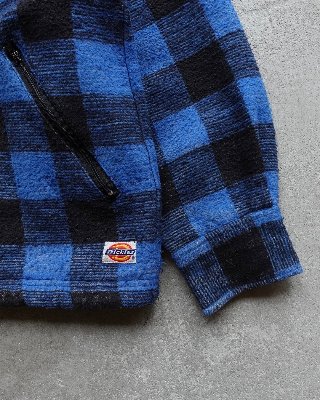 80-90s Dickies Buffalo Check Fleece Jacket
