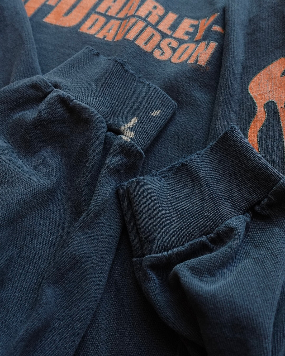 00s Harley-Davidson Flame L/S Tee 'Black' / Made in USA
