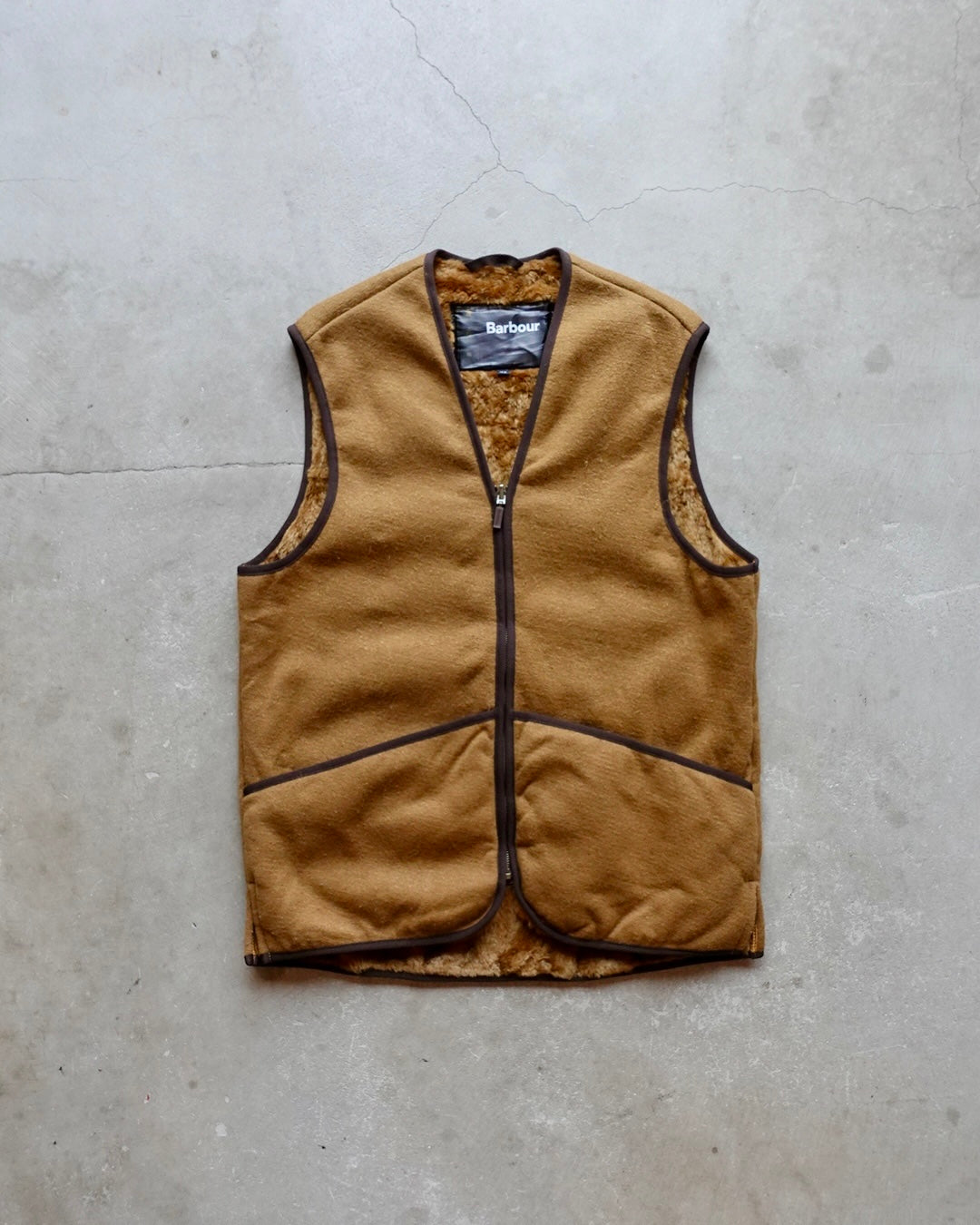ヴィンテージベスト 古着 アメリカン ダック レザー - dada