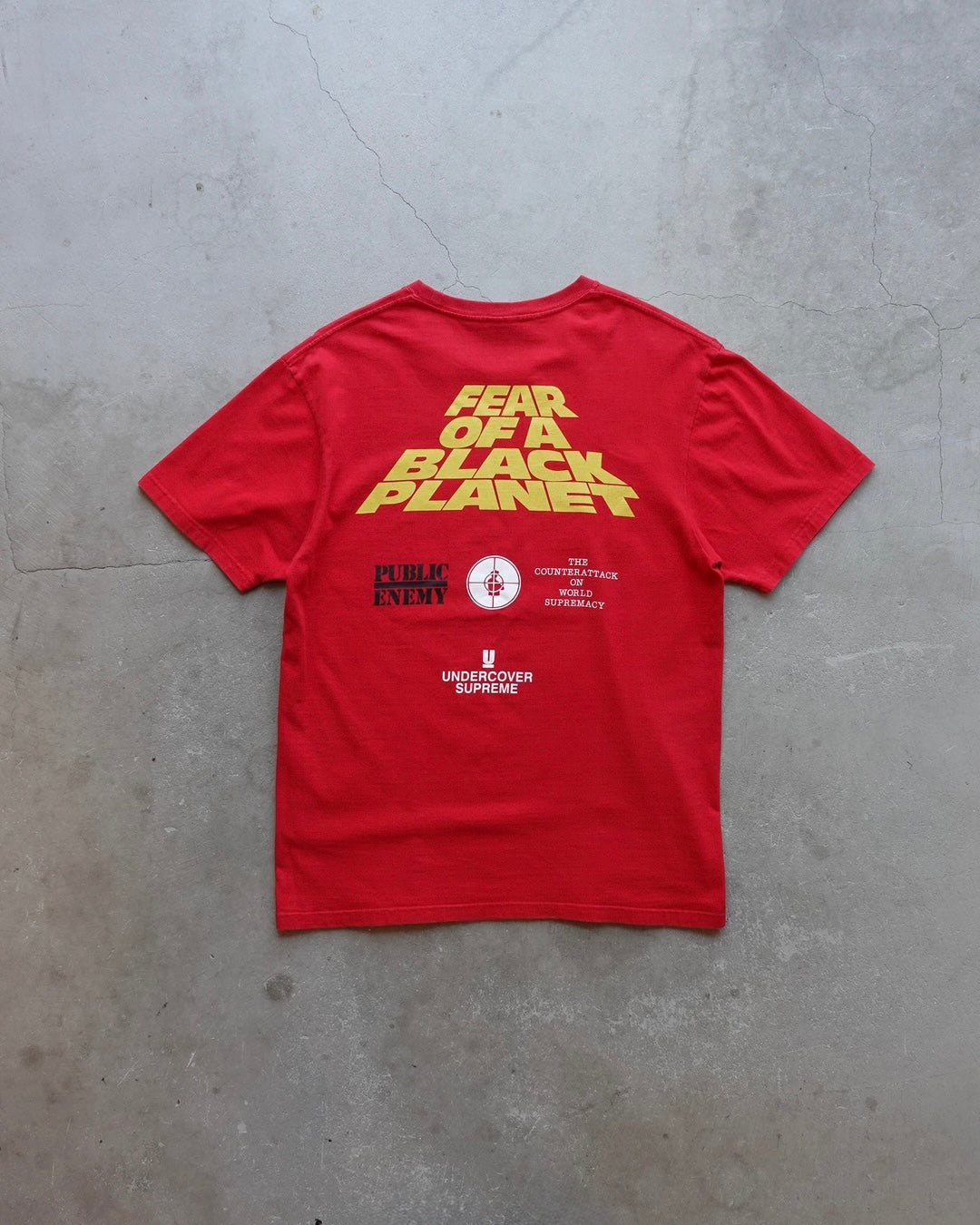 Supreme x UNDERCOVER Public Enemy White House Tee 'Red' / Made in USA
