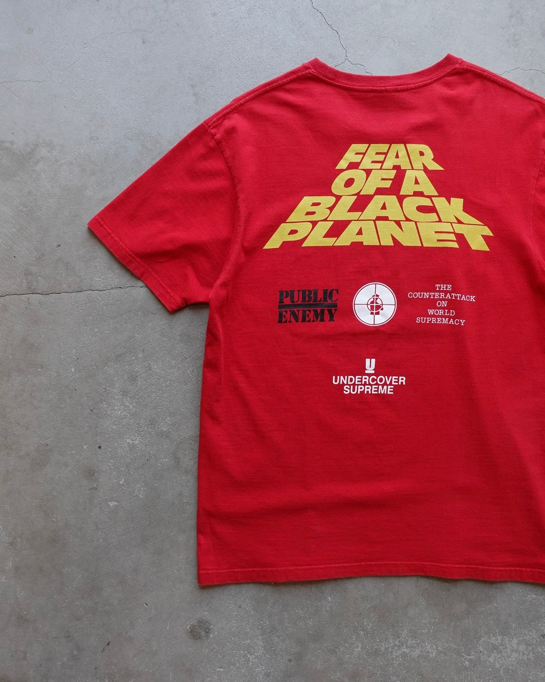 Supreme x UNDERCOVER Public Enemy White House Tee 'Red' / Made in USA