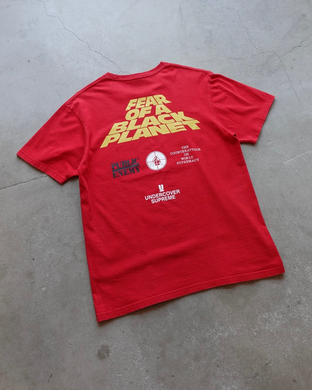 Supreme x UNDERCOVER Public Enemy White House Tee 'Red' / Made in USA