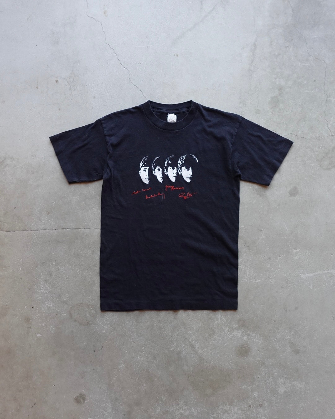 90s The Beatles Portrait Tee 'Black'