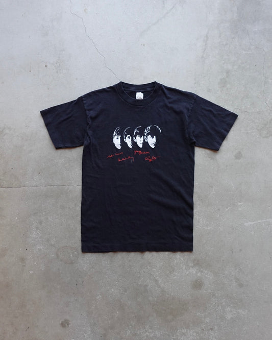 90s The Beatles Portrait Tee 'Black'