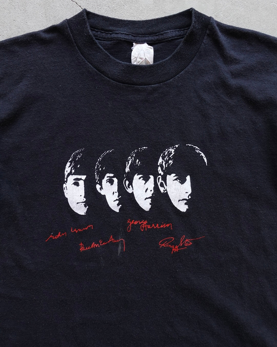 90s The Beatles Portrait Tee 'Black'