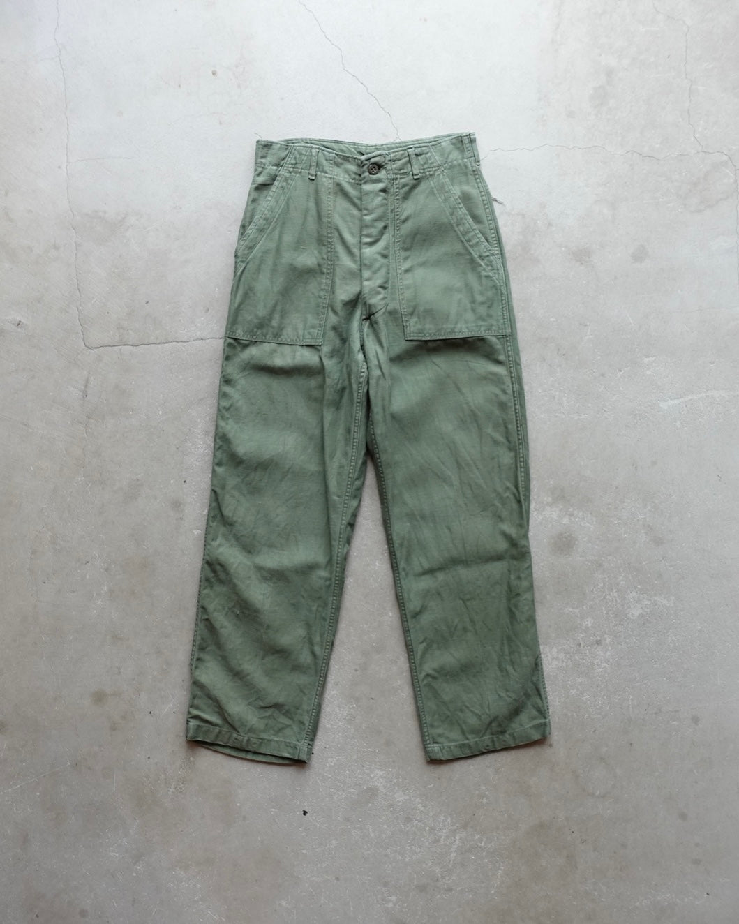 60s U.S.ARMY Baker Pants / Trousers Men's Cotton OG-107