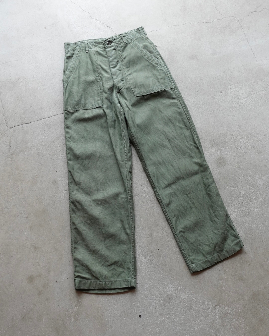 60s U.S.ARMY Baker Pants / Trousers Men's Cotton OG-107