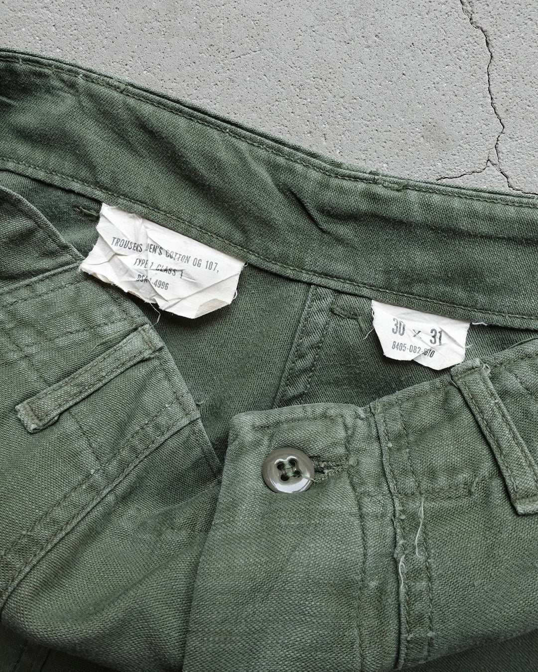 60s U.S.ARMY Baker Pants OG-107 | ベイカーパンツ ファティーグ