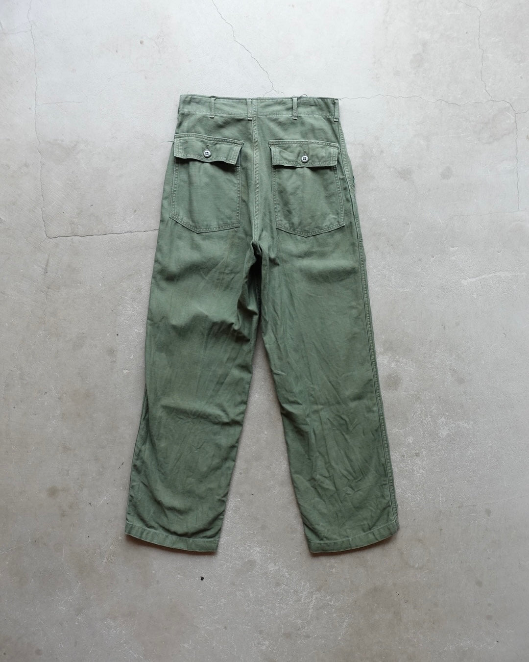 60s U.S.ARMY Baker Pants / Trousers Men's Cotton OG-107