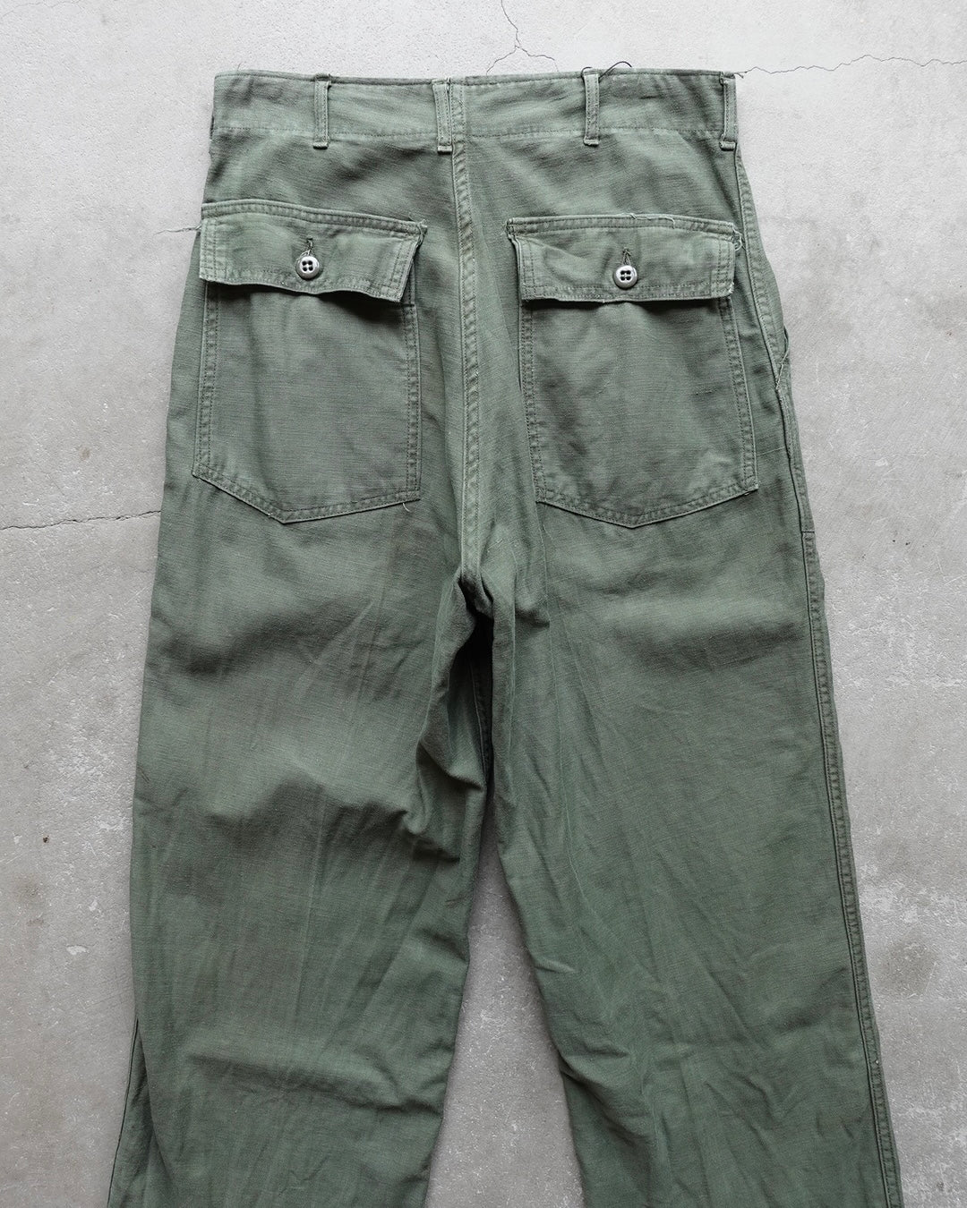 60s U.S.ARMY Baker Pants / Trousers Men's Cotton OG-107