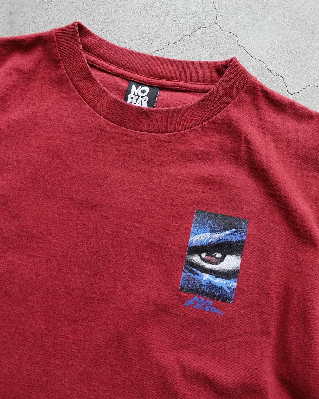 90s No Fear T-Shirt Red / Made in USA