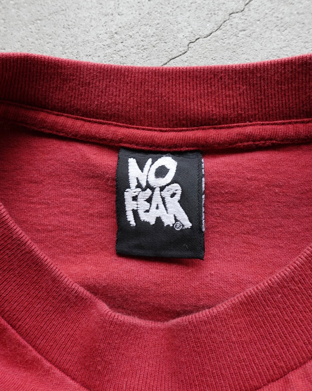 90s No Fear T-Shirt Red / Made in USA
