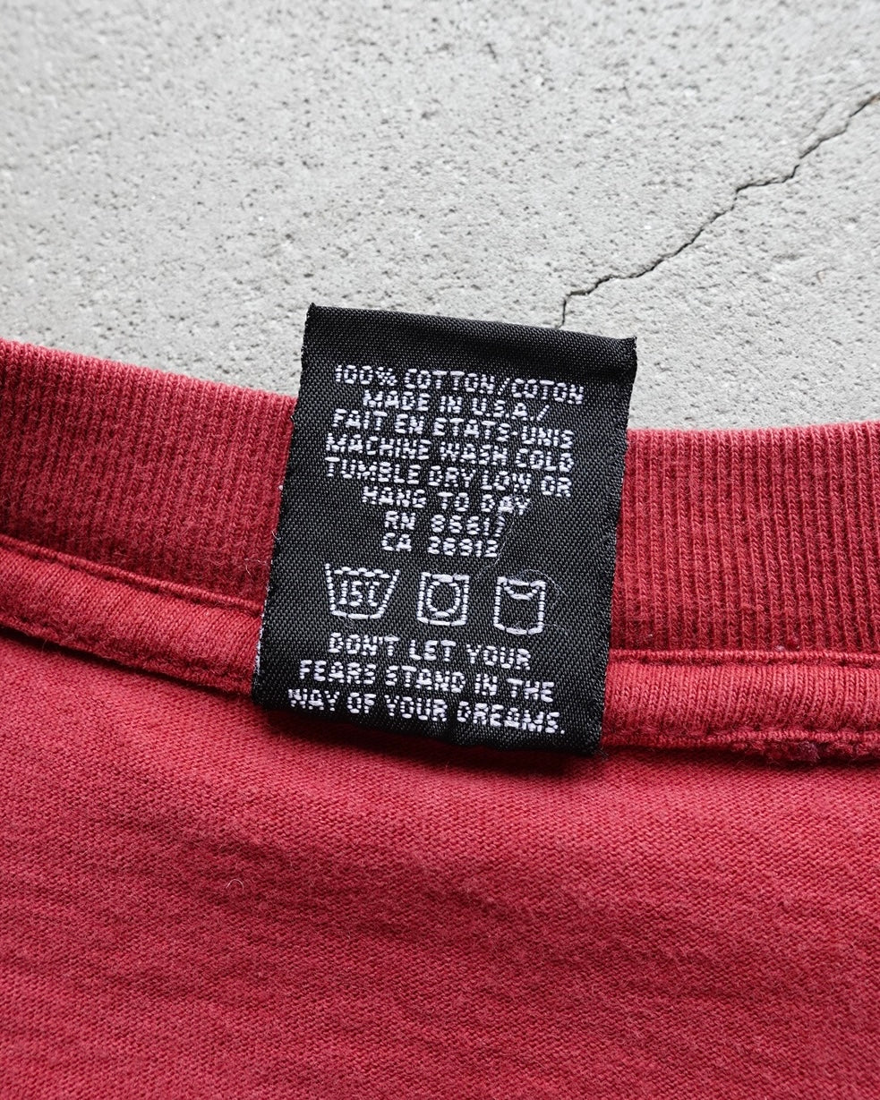 90s No Fear T-Shirt Red / Made in USA