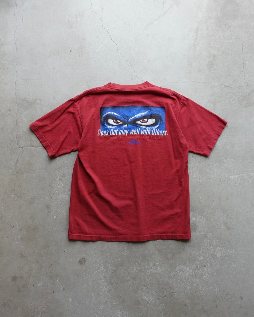 90s No Fear T-Shirt Red / Made in USA